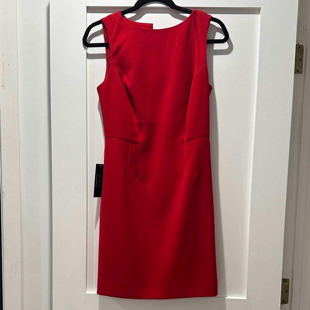 The Limited Vibrant Red Asymmetrical Dress